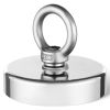 VEVOR Fishing Magnet, 700 LBS/318 Kg Pulling Force Super Strong Neodymium Fishing Magnet