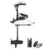 VEVOR Electric Trolling Motor, 55lbs Thrust with GPS, 10-Speed Bow Mounted Saltwater Outboard Boat Motor with Remote Control & LCD Battery Indicator