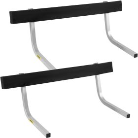 VEVOR Boat Trailer Guide-ons, 2 PCS Rustproof Steel Trailer Guide ons, Trailer Guides with Carpet-Padded Boards, Mounting Parts Included, for Ski Boat