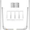 VEVOR Boat Trailer Guide-on, 60", 2PCS Steel Trailer Post Guide ons, with White PVC Tube Covers, Complete Mounting Accessories Included, for Ski Boat
