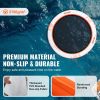 VEVOR Inflatable Floating Dock, ø8FT Inflatable Dock Platform with ø5FT Trampoline Mesh Pool