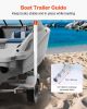 VEVOR Boat Trailer Guide, 40″ with LED Light Trailer Guide Poles, 2PCS High-Hardness Steel Trailer Guide-Ons, Trailer Guides with PVC Pipes