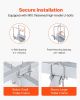 VEVOR Boat Trailer Guide, 60″ Adjustable Design Trailer Guide Poles, 2PCS High-Hardness Steel Trailer Guide-Ons, Trailer Guides with PVC Pipes