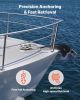 VEVOR Vertical Fishing Windlass, 12V DC 1100W, Windlass Anchor Systems Fit for 1/4-Inch Chain or 9/16 & 5/8 Inch Nylon Rope, Max Pull 700 lbs