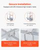 VEVOR Boat Trailer Guide, 40″ with LED Light Trailer Guide Poles, 2PCS High-Hardness Steel Trailer Guide-Ons, Trailer Guides with PVC Pipes