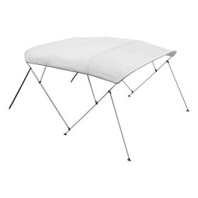 VEVOR 4 Bow Boat Bimini Tops, 600D Polyester Canopy with Aluminum Alloy Frame, Waterproof & Sun Shade Boat Awning Canopy with Storage Bag (Default: Default)