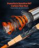 VEVOR Rod and Fishing Reel Combo, IM7 Carbon Fiber Baitcasting Rod and Reel Combo, Bass Fishing Pole with 7+1 BB System, 7.0:1 Gear Ratio, Cork Handle