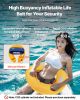 VEVOR Manual Inflatable Belt Pack for Adults, 105N Buoyancy, Over 80 Pounds and Up to 59 in Waist Adjustable